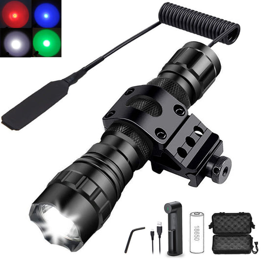 Portable Multi Functional Tactical Flashlight